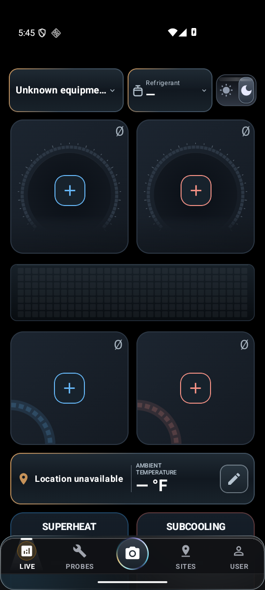HvAI Live View, development screenshot